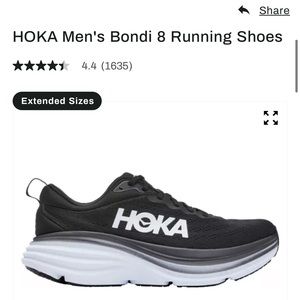 Hoka - Bondi 8 in Black